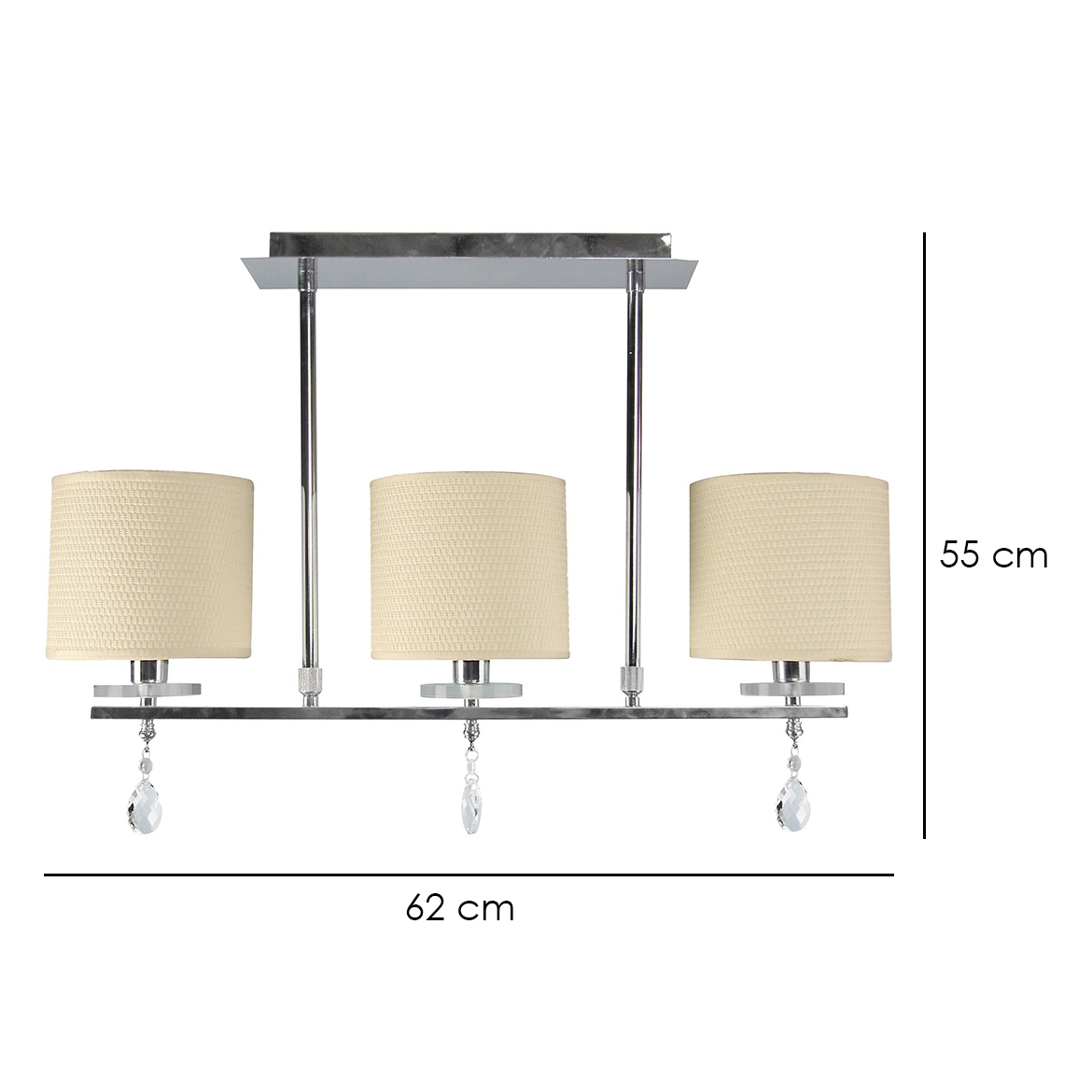 Viseca lampa Esther 3 55x62cm