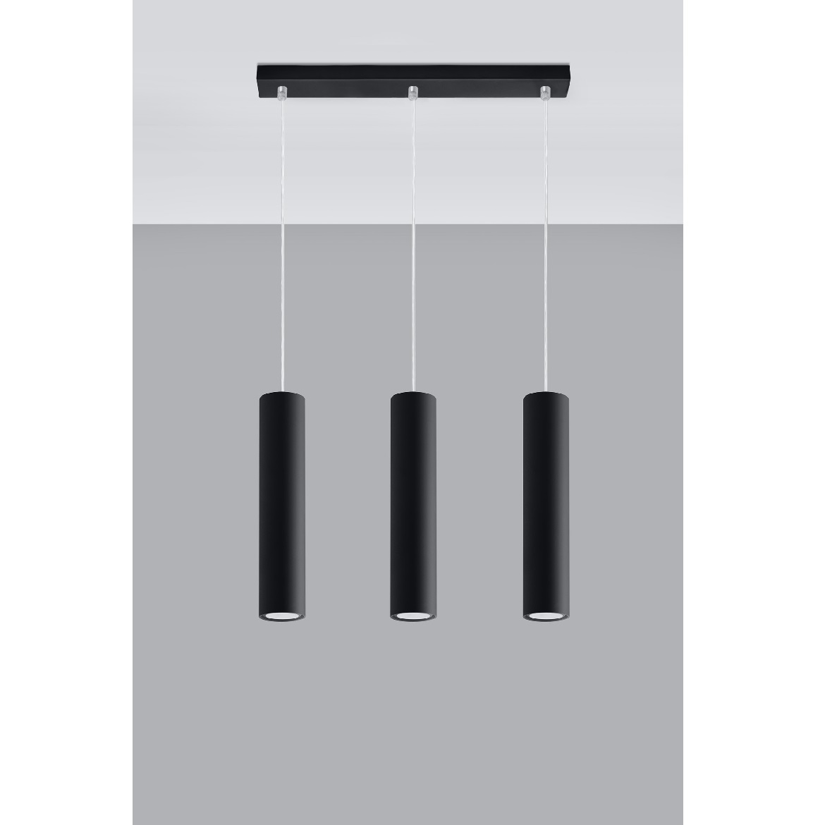 Viseca lampa Texas 3 crna
