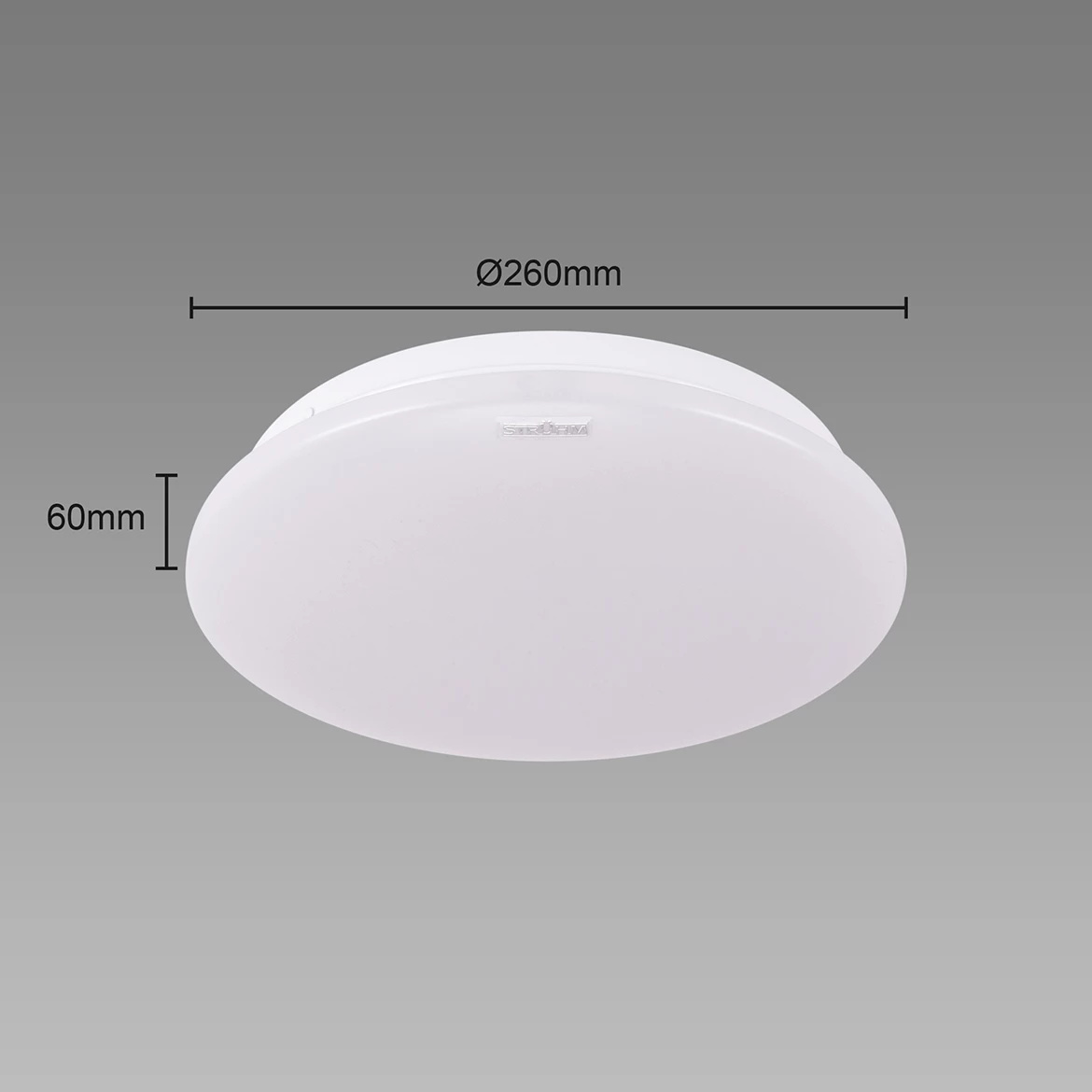 Plafonjera Urania LED 26cm bela