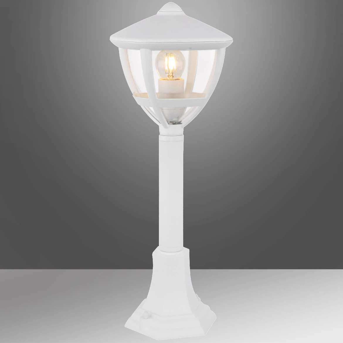 Spoljna podna lampa Garden 17,5x50cm bela