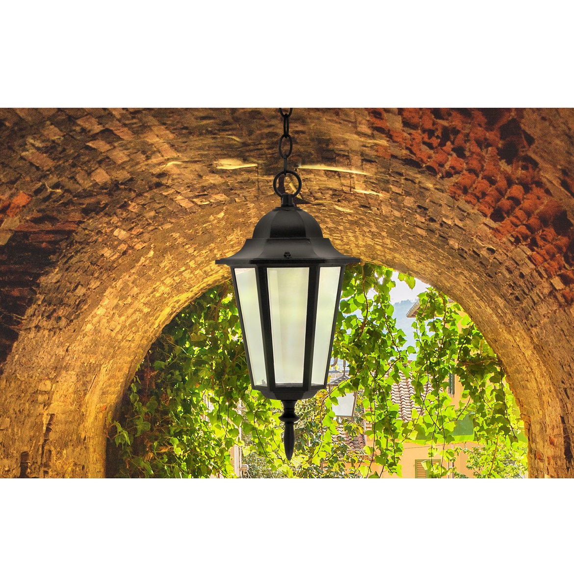 Vanjska podna lampa Liguria 96,5 cm crna