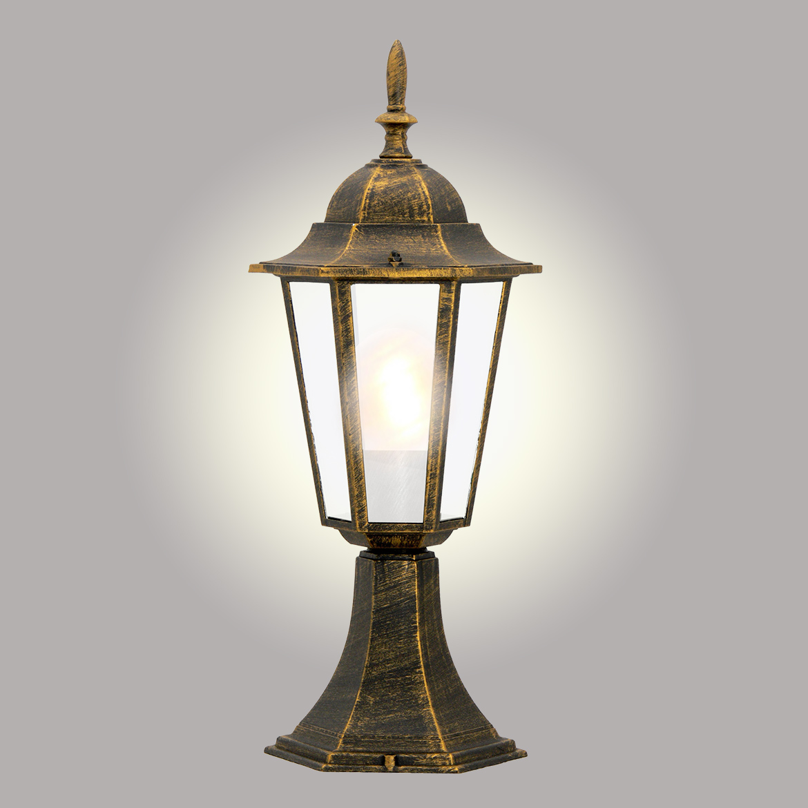 Vanjska podna lampa Liguria 42,5 cm boja patine