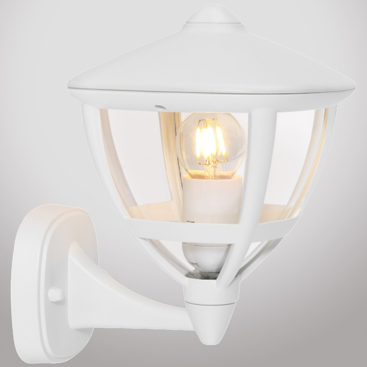 Spoljna zidna lampa Garden 17,5x23,5cm bela