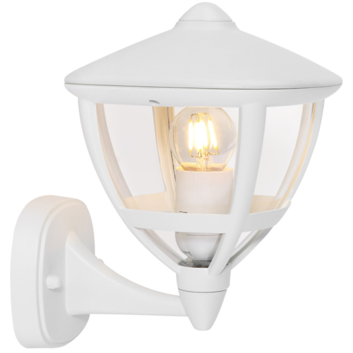 Spoljna zidna lampa Garden 17,5x23,5cm bela