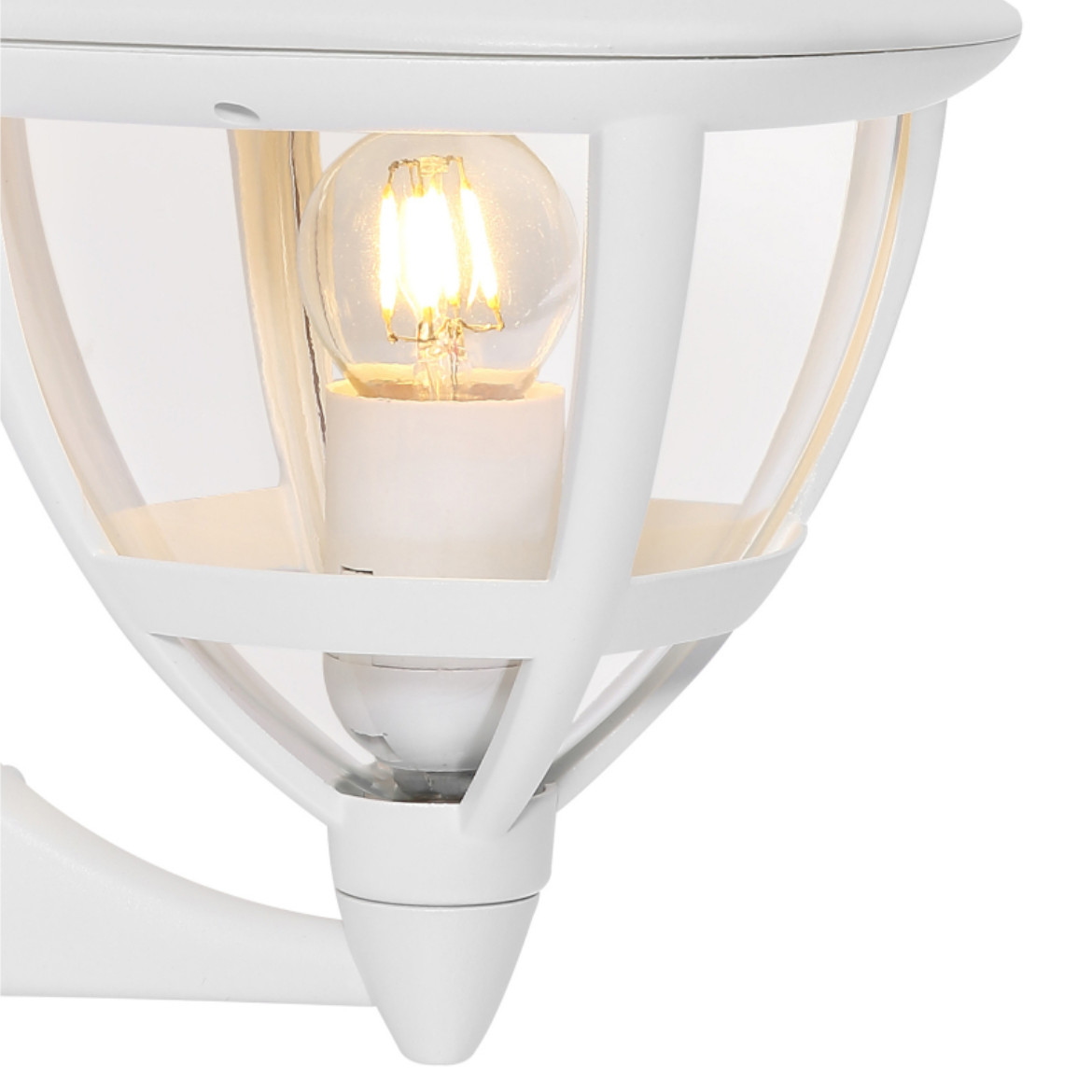 Spoljna zidna lampa Garden 17,5x23,5cm bela