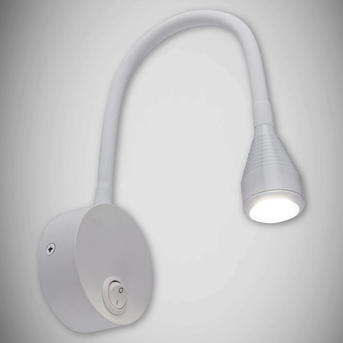 Zidna lampa Field LED bela