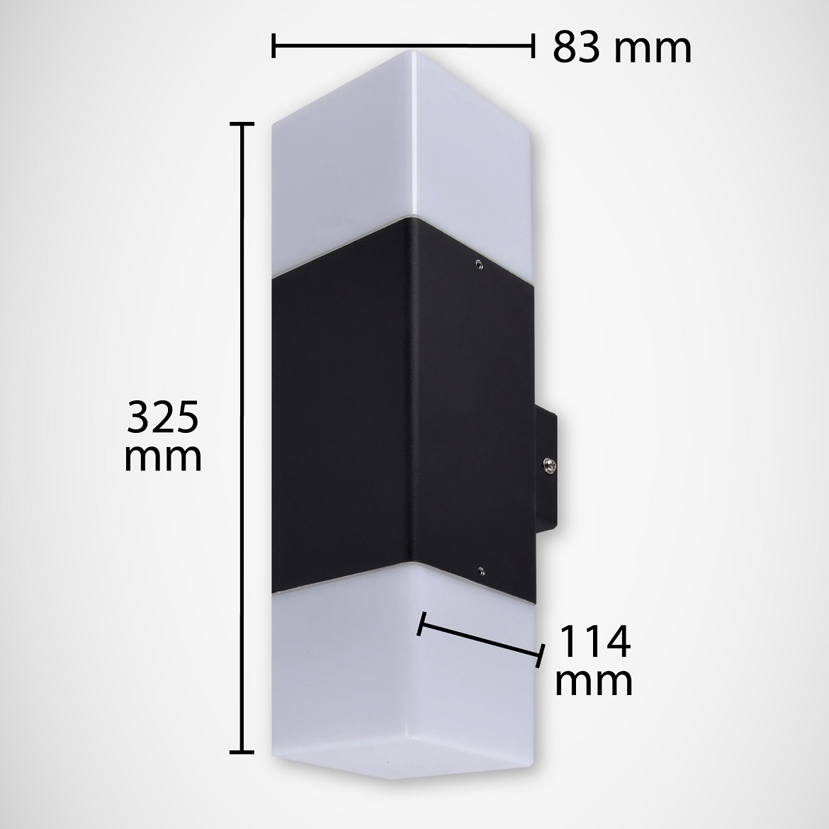 Spoljna zidna lampa Gryf 8,3x32,5cm