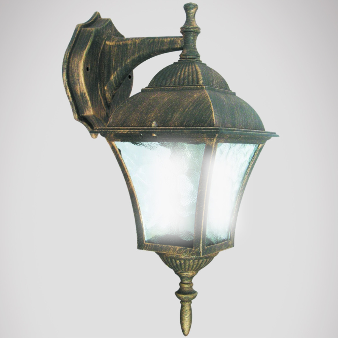 Spoljna zidna lampa Toscana 20x37cm zlatna