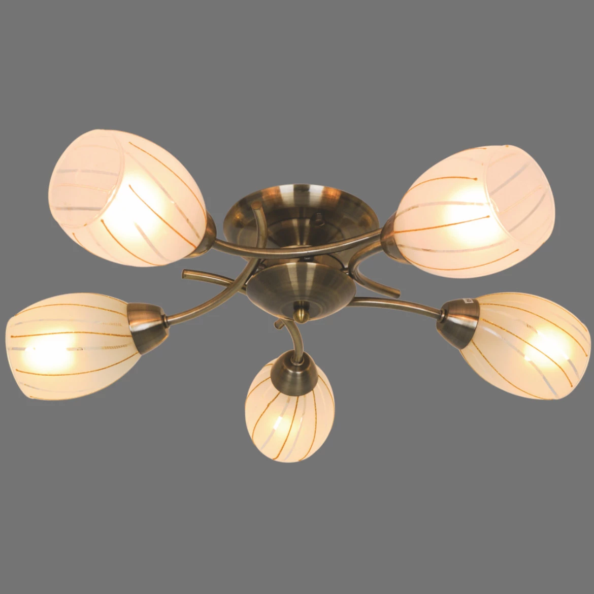 Plafonjera Celia 5 bronzana