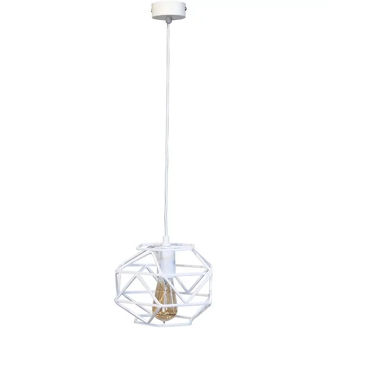 Viseca lampa Cage 1 25x75cm crna