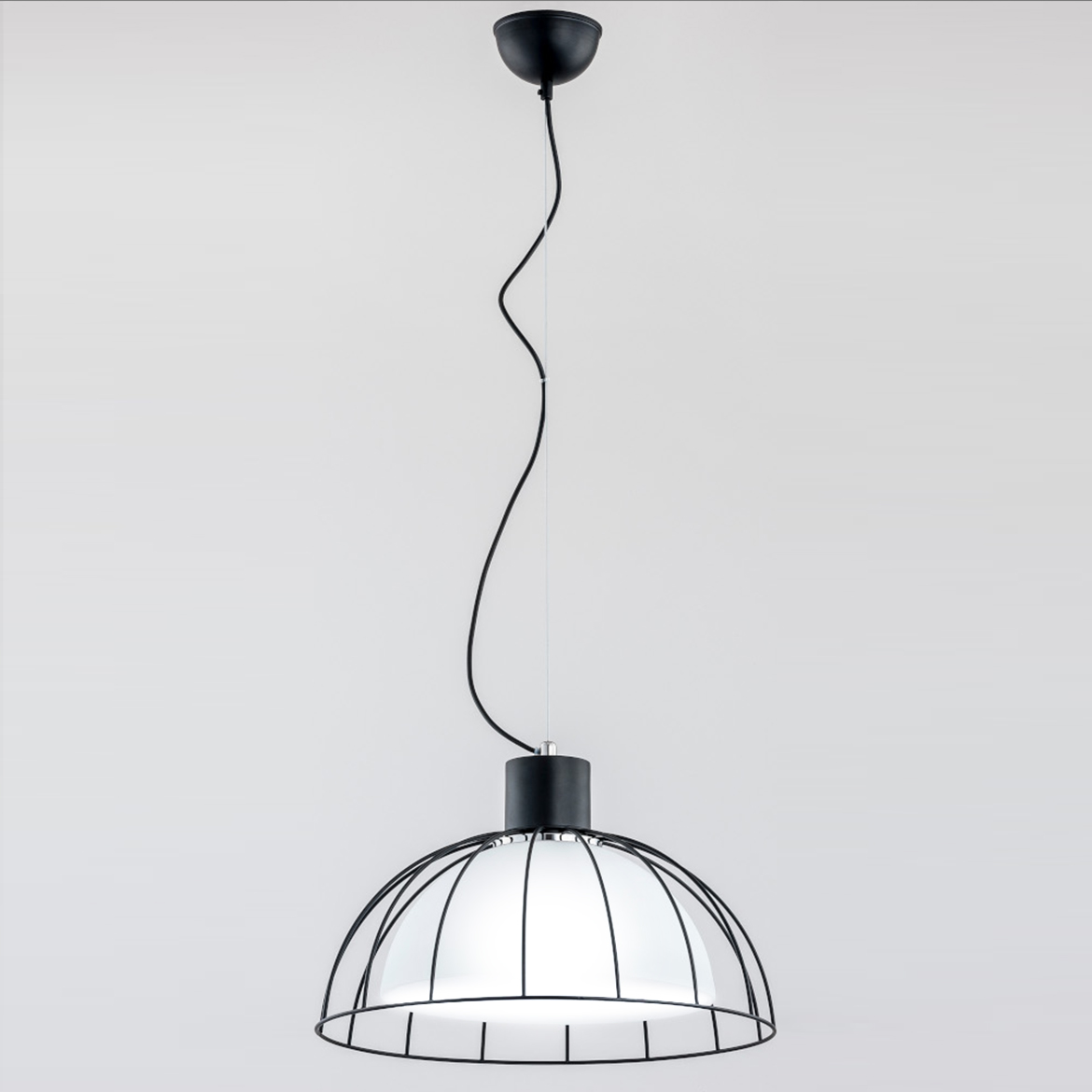 Viseca lampa Bonny crni