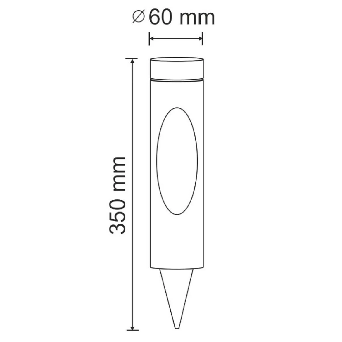 Solarna lampa Togo