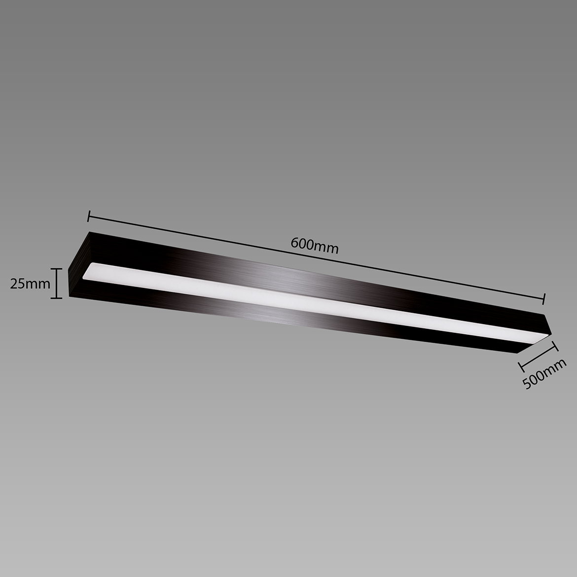 Zidna lampa Cyber LED crna