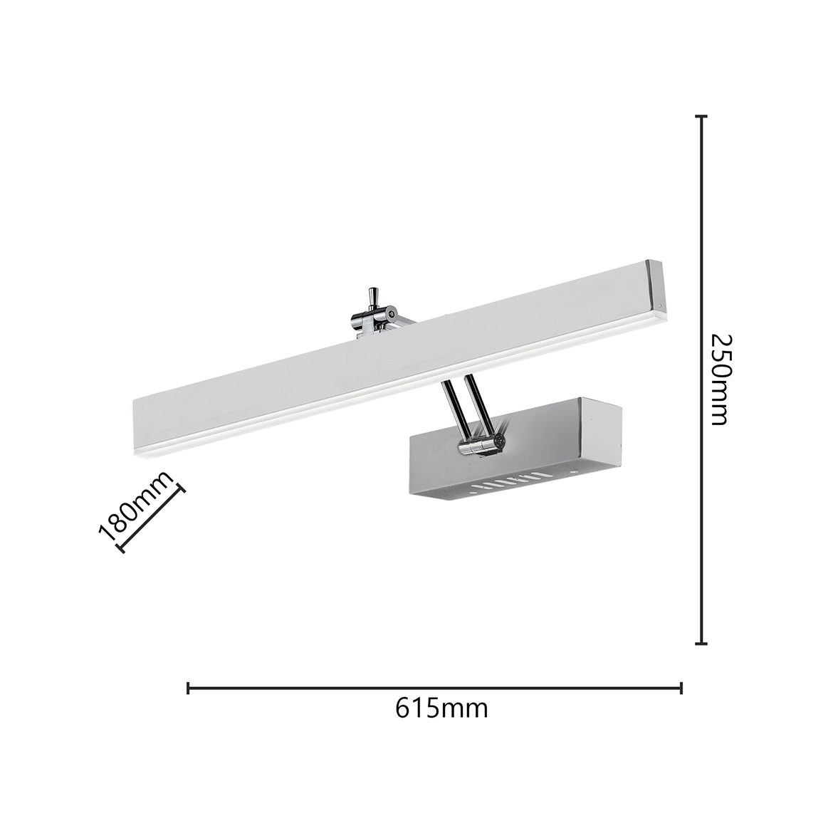 Zidna svjetiljka Vincent LED 61,5cm