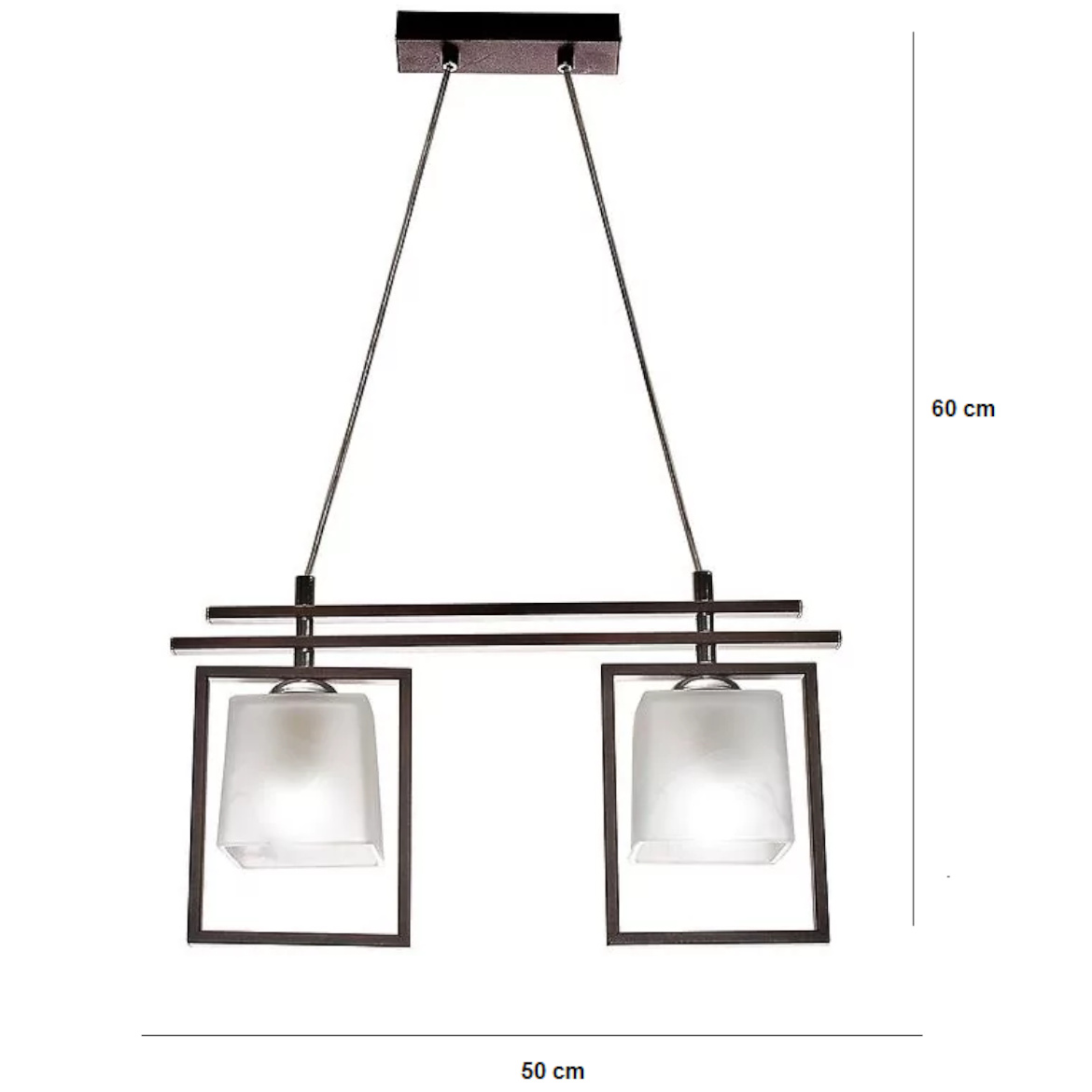 Viseca lampa Rubin 2 50x60cm