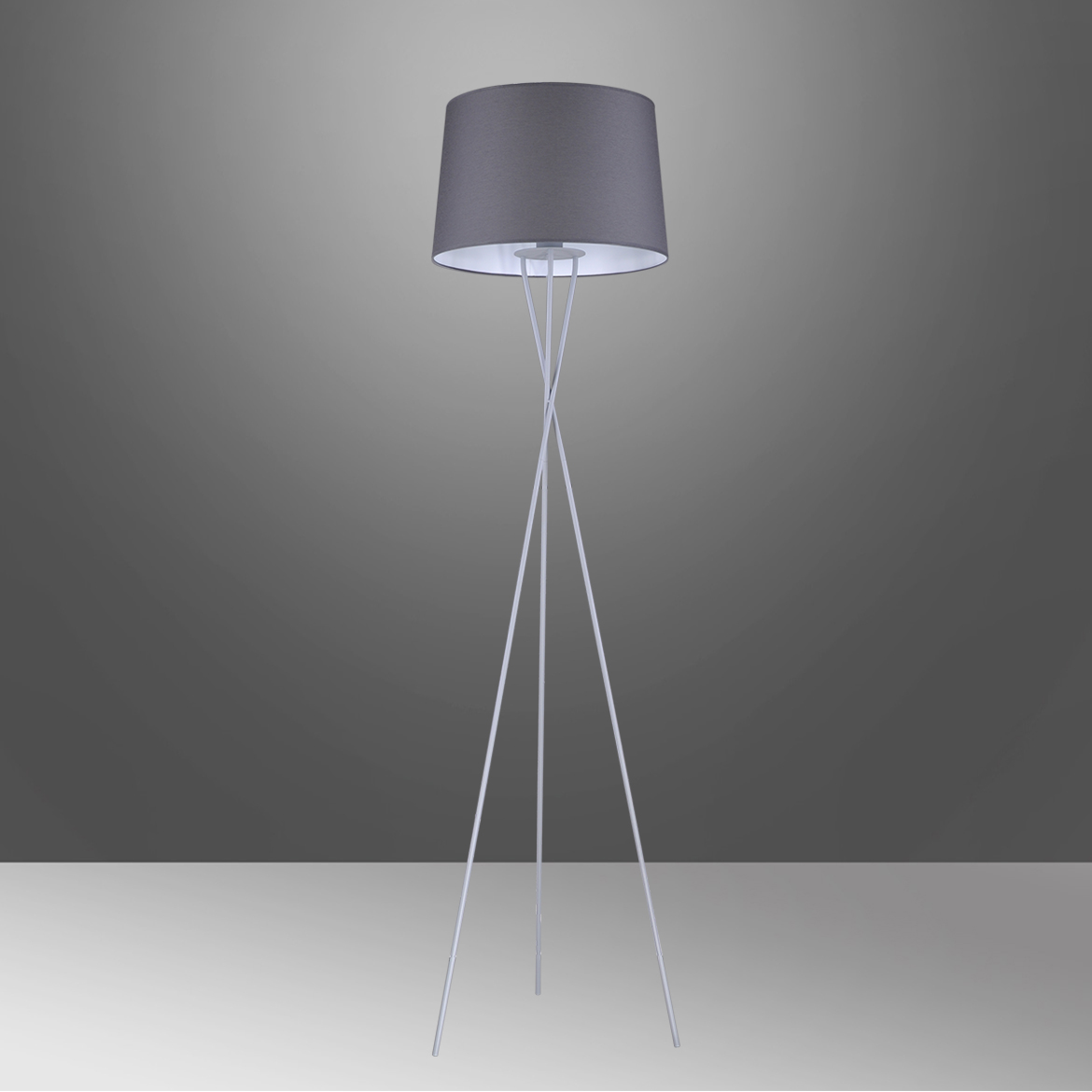 Podna lampa Remi 45x174cm siva