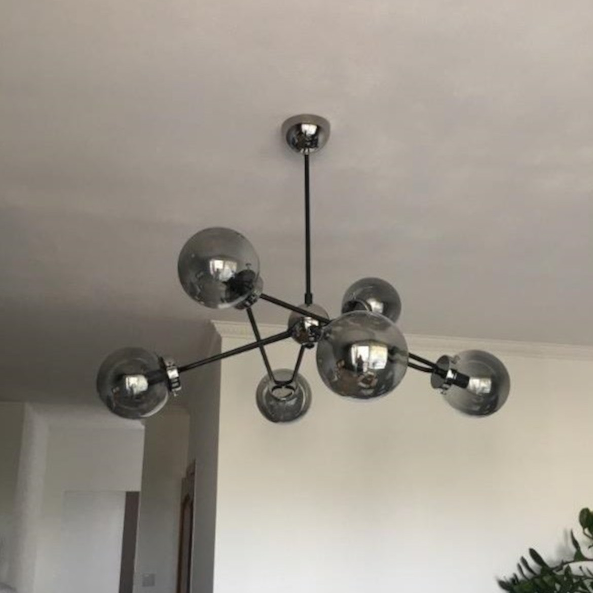 Viseca lampa Sagito 5 5x60cm srebrna