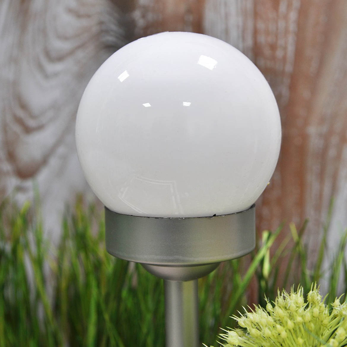 Solarna lampa White sphere LED