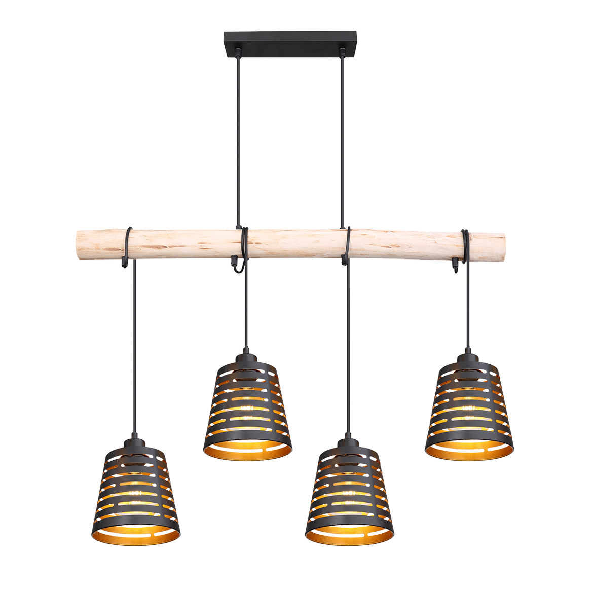 Viseca lampa Wood 4