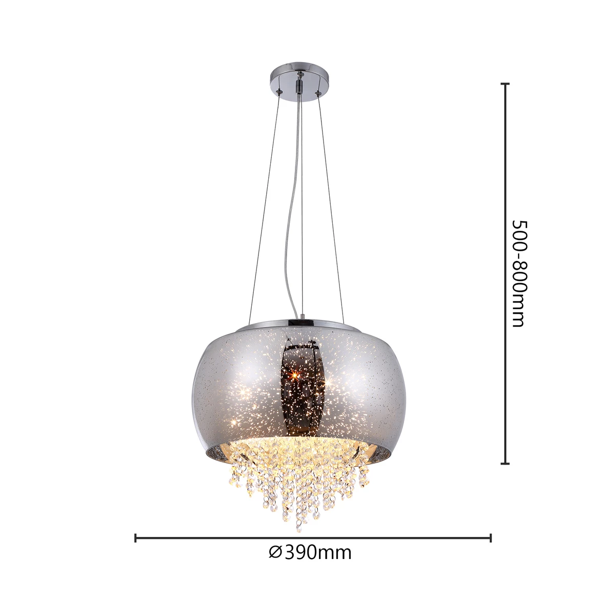 Viseca lampa Starlight LED