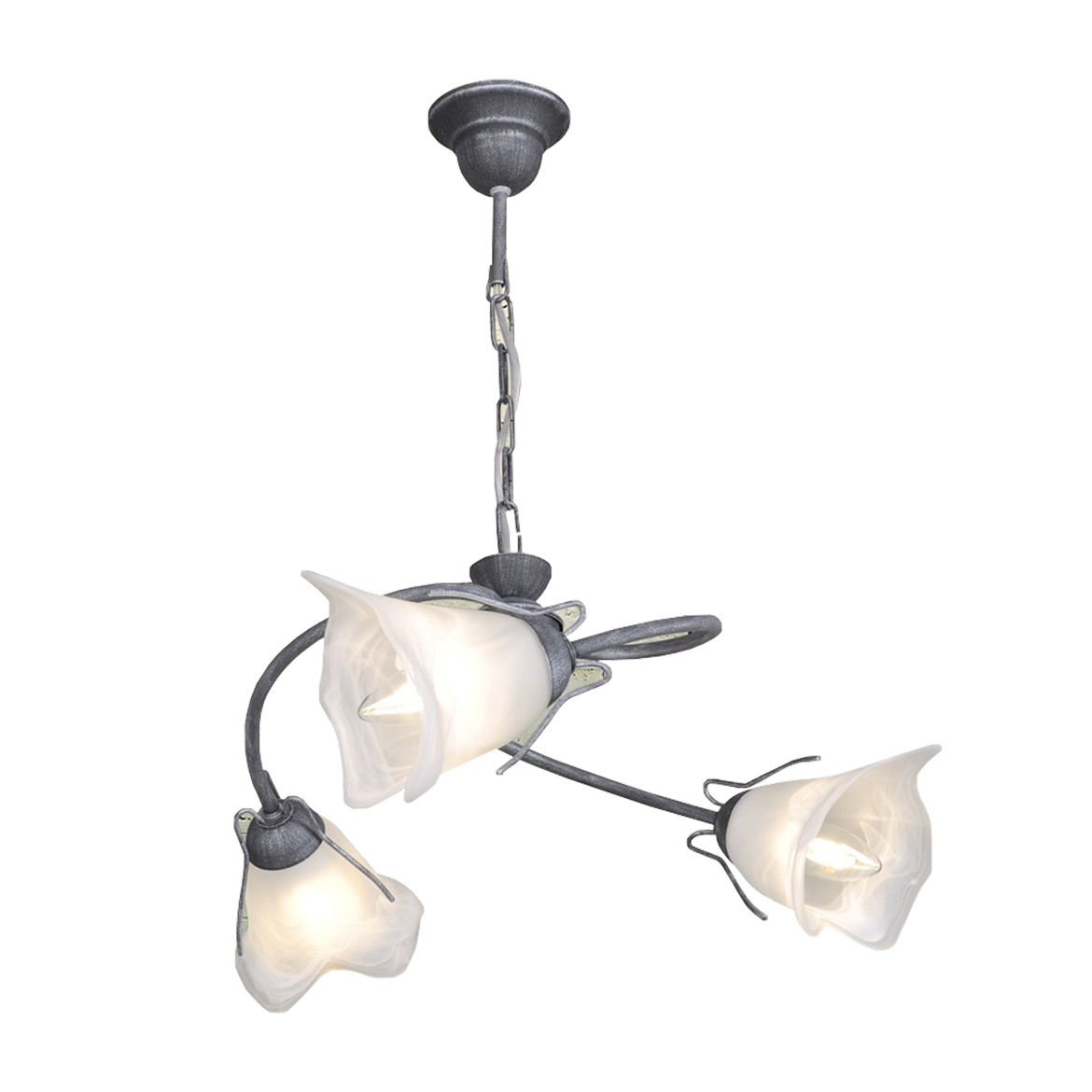 Viseca lampa Soma 48x73cm srebrna