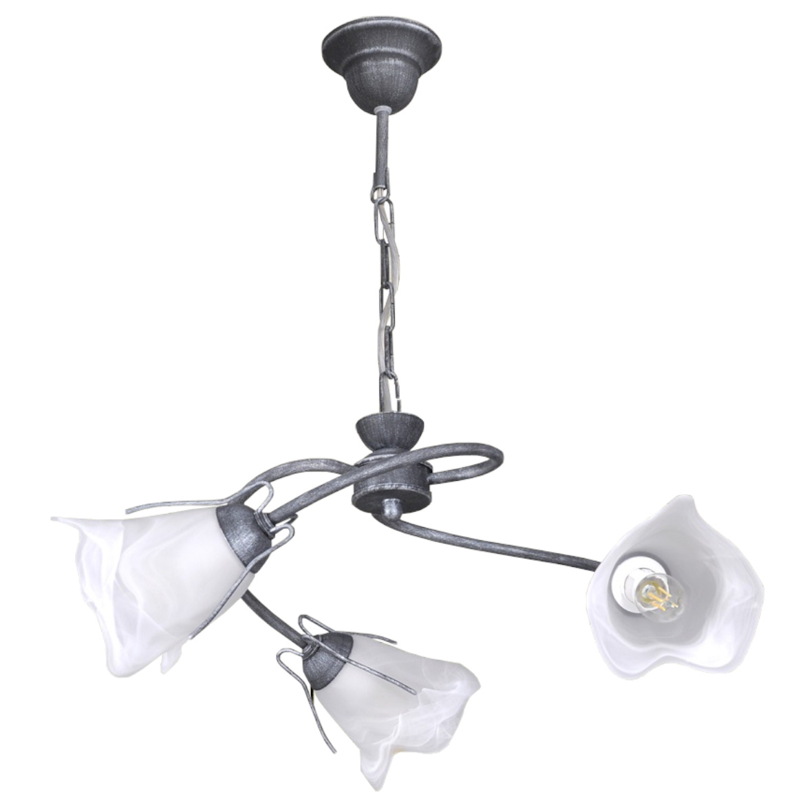 Viseca lampa Soma 48x73cm srebrna