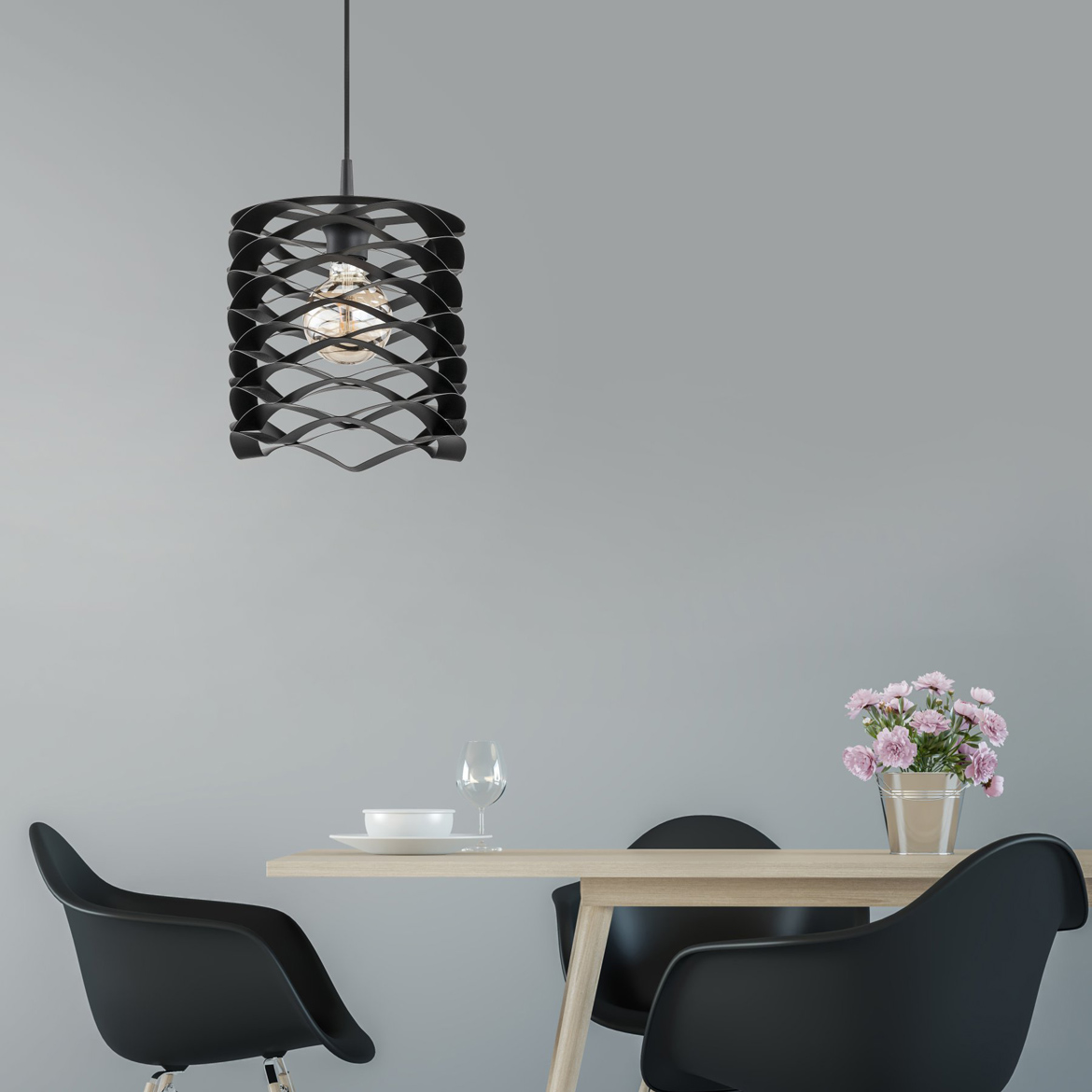 Viseca lampa Spike 25x85cm