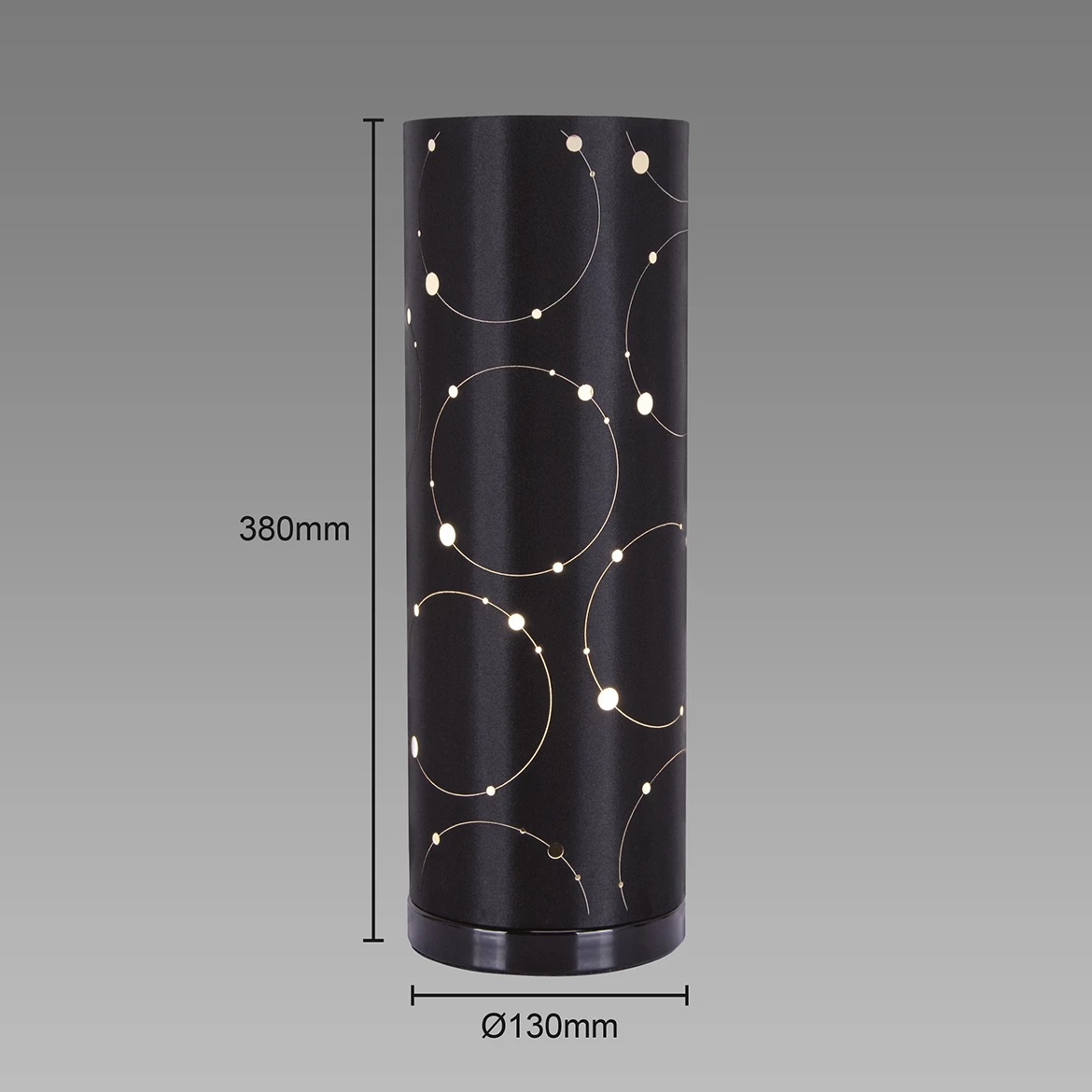 Stona lampa  Larysa 13x38cm crna