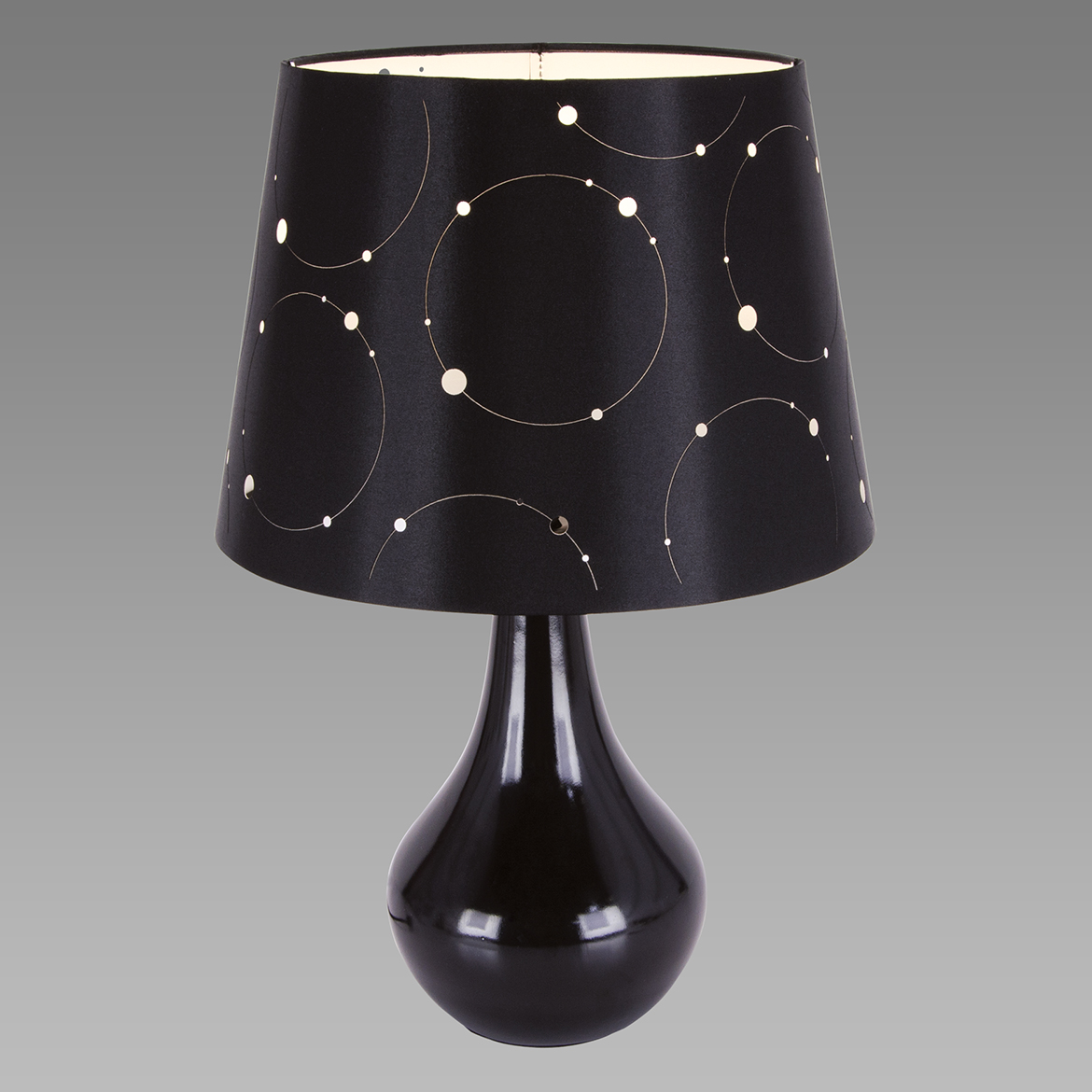Stolna svjetiljka Larysa 30,5x46,5cm crna