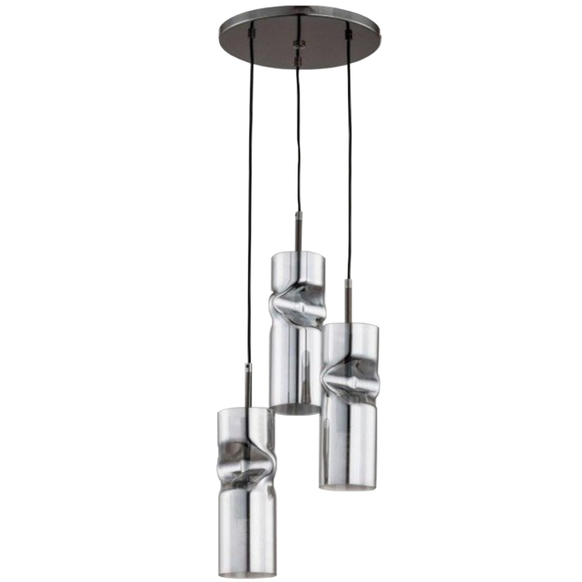 Viseca lampa Kapris 3 32x95cm srebrna