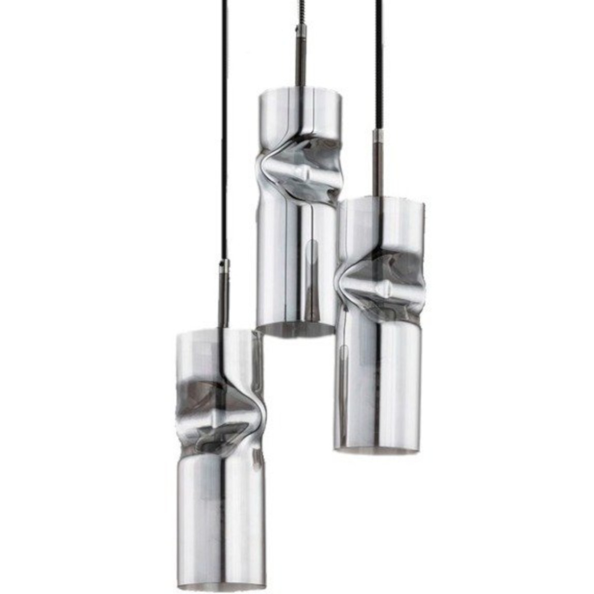 Viseca lampa Kapris 3 32x95cm srebrna