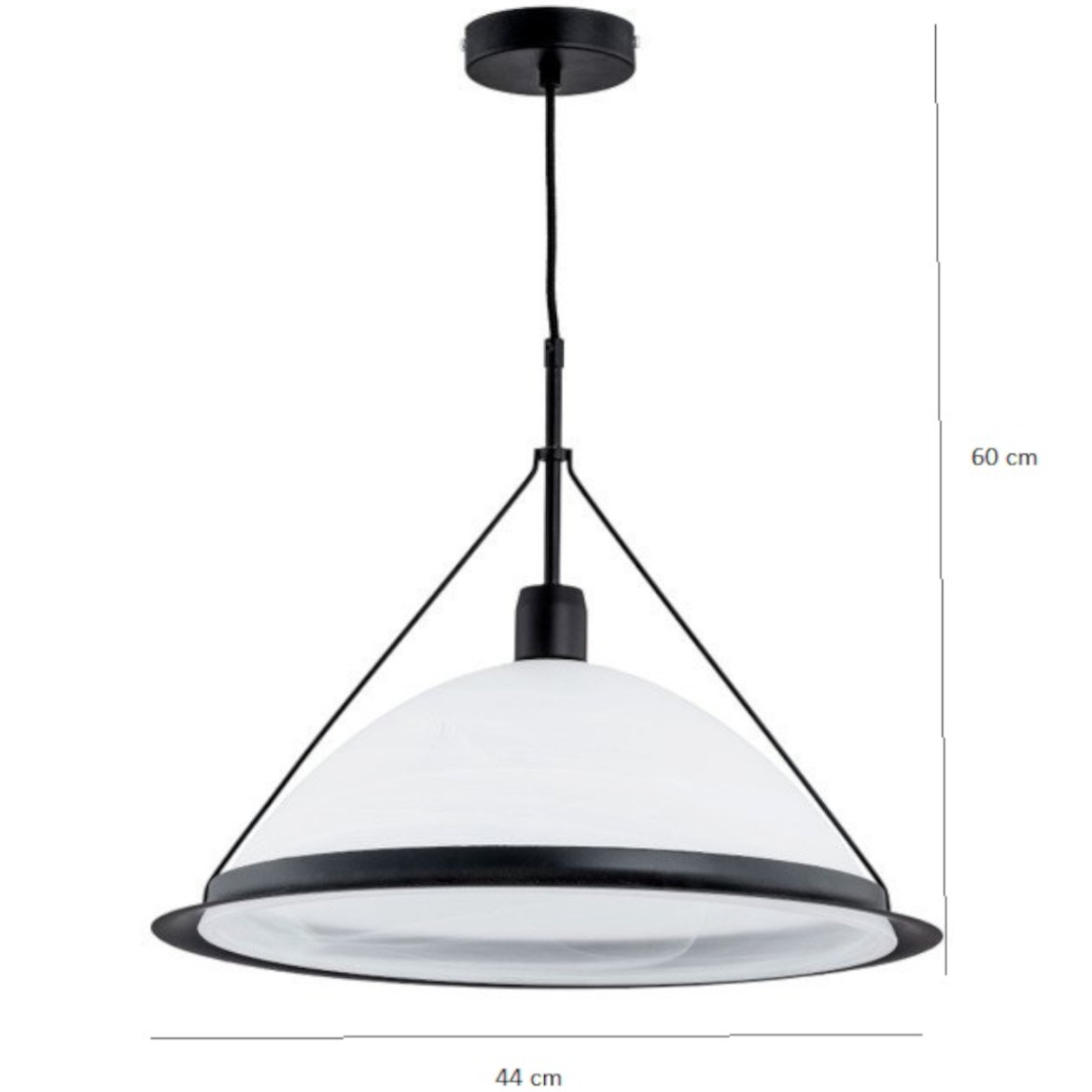 Viseca lampa Wasa 44cm