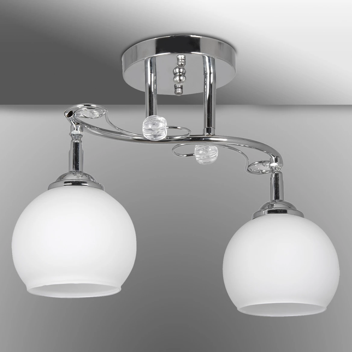 Plafonjera Glamy 2 siva