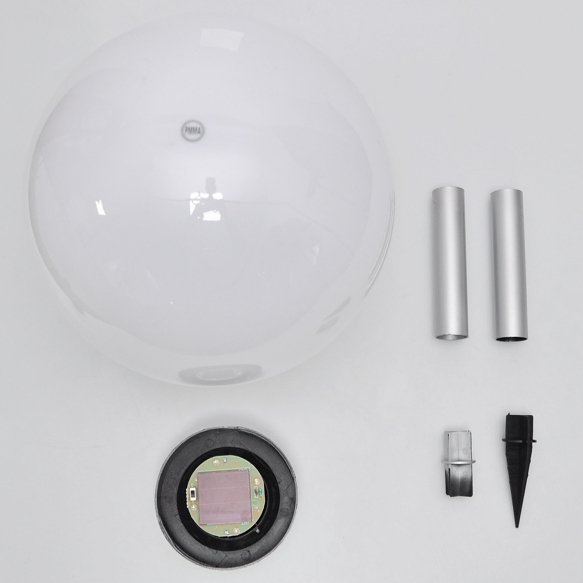 Solarna lampa White sphere LED  30x70cm