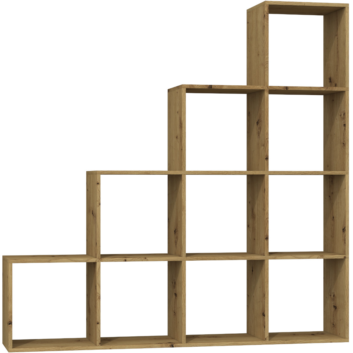 Polica 10 Step 153x30x153 hrast