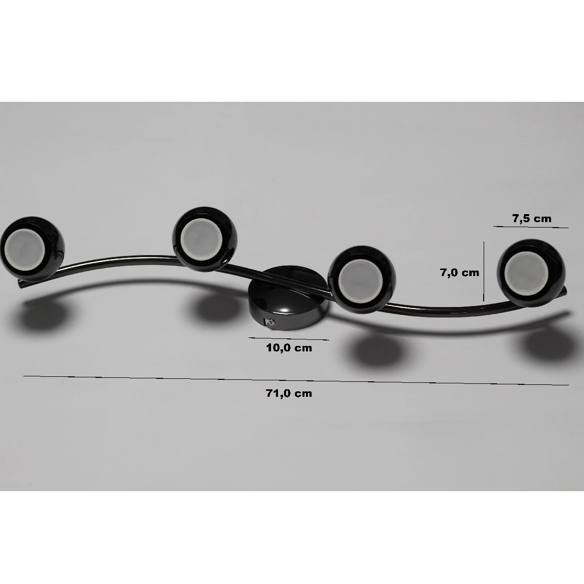 Reflektor Mars shiny 4 crni