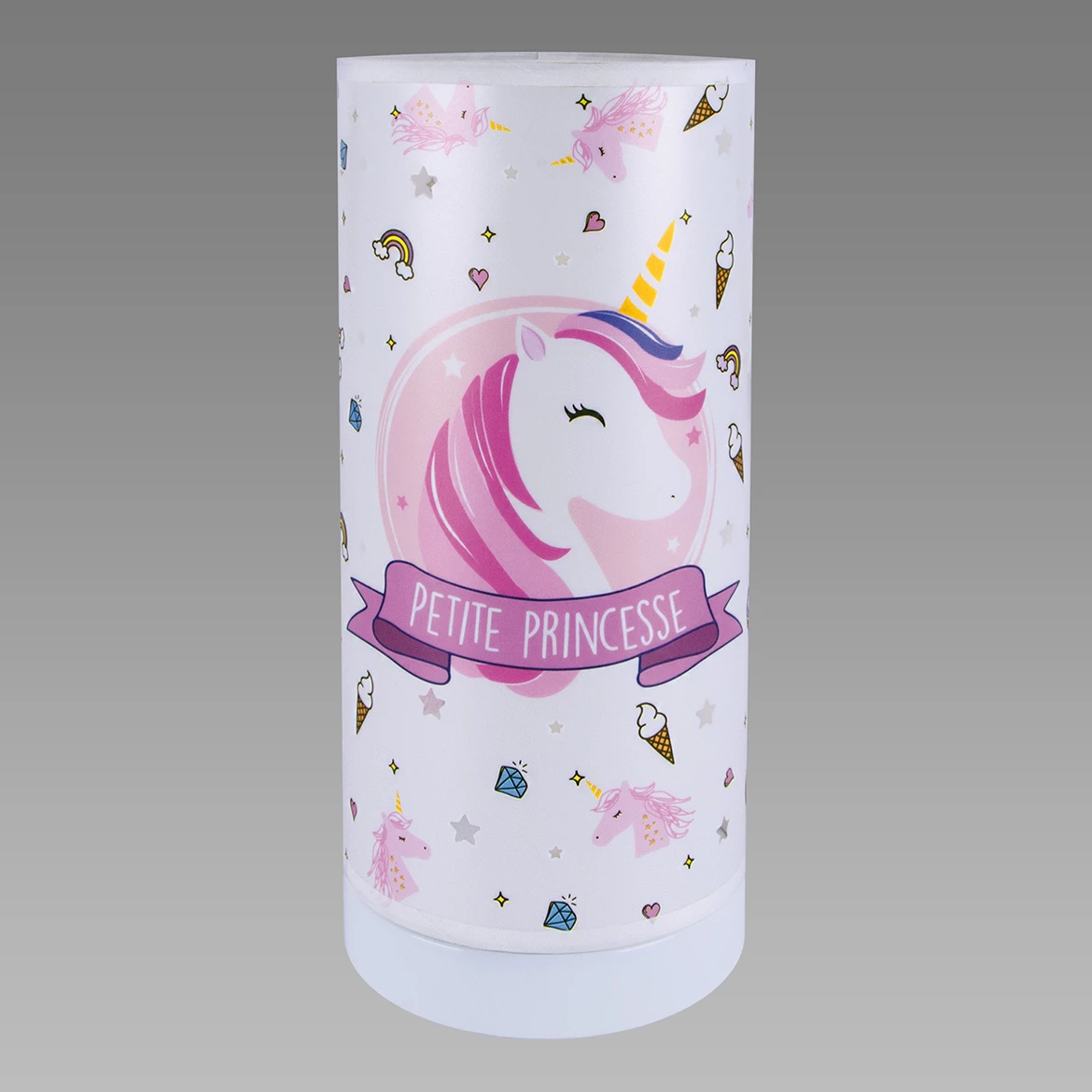 Stona lampa Mila LED na baterije bela