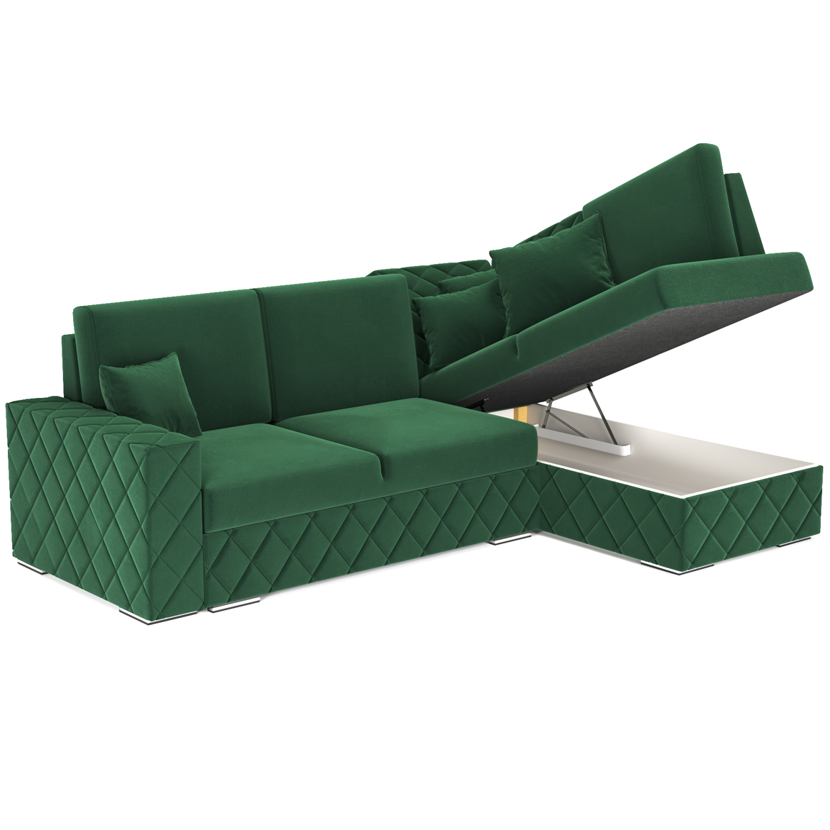 Kutna sofa na razvlacenje Gusto Monolith 37 desna strana