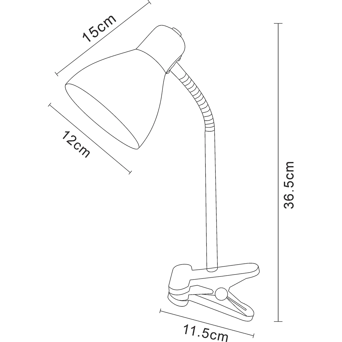 Stona lampa  Hala crvena