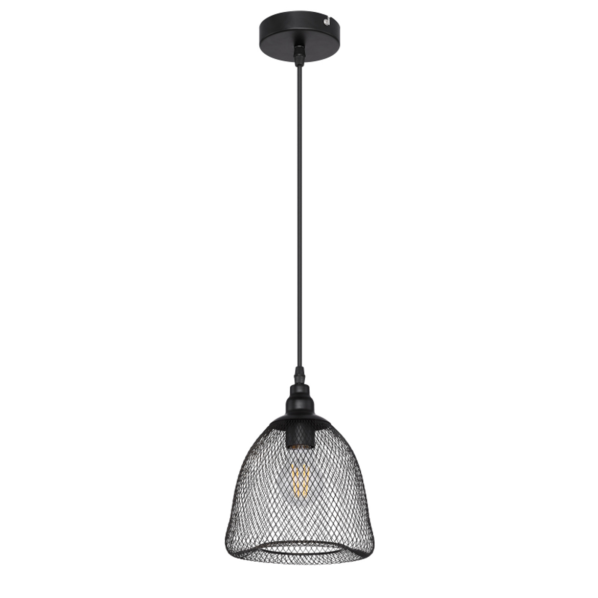 Viseca lampa Anya 18.5cm crna