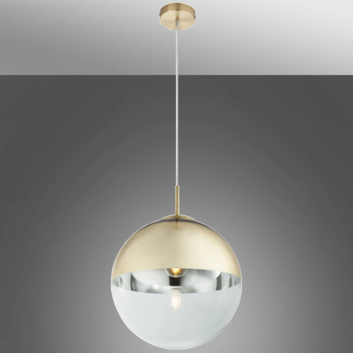 Viseca lampa Varus 1 30cm zlatna