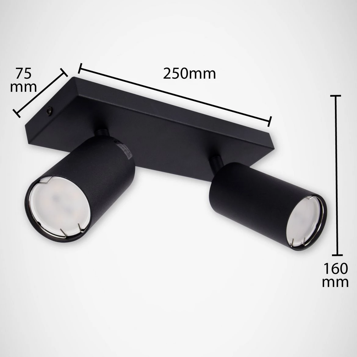 Reflektor Manam 2 crni