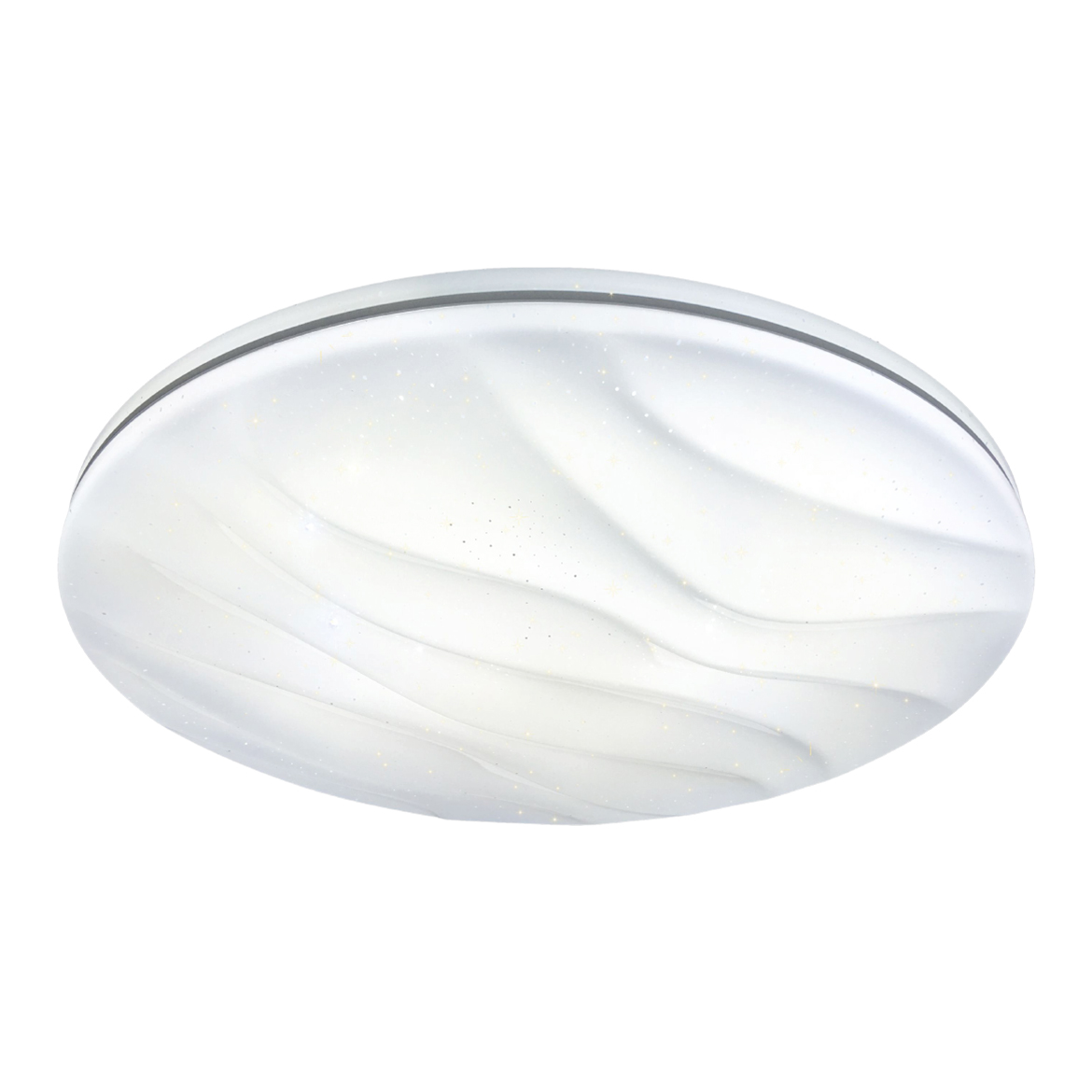 Plafonjera Wave LED 38cm bela