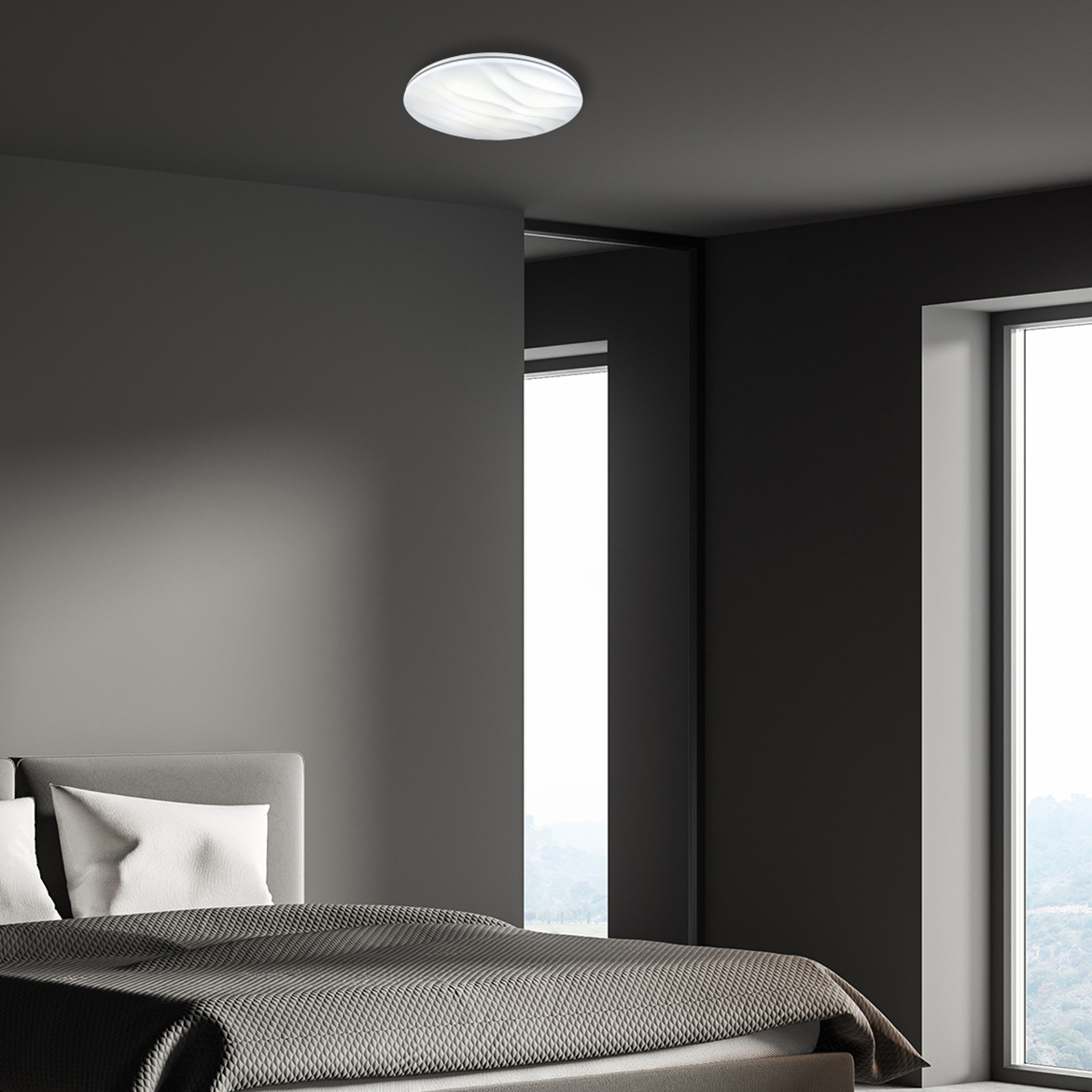 Stropna svjetiljka Wave LED 15W