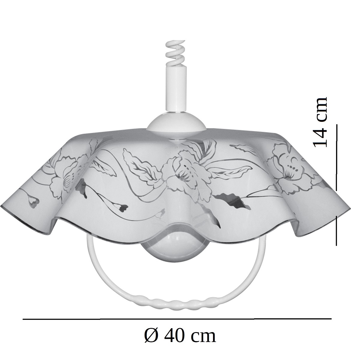 Viseca lampa Vita bela