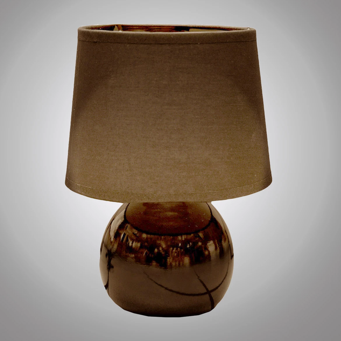 Stona lampa  Color braon