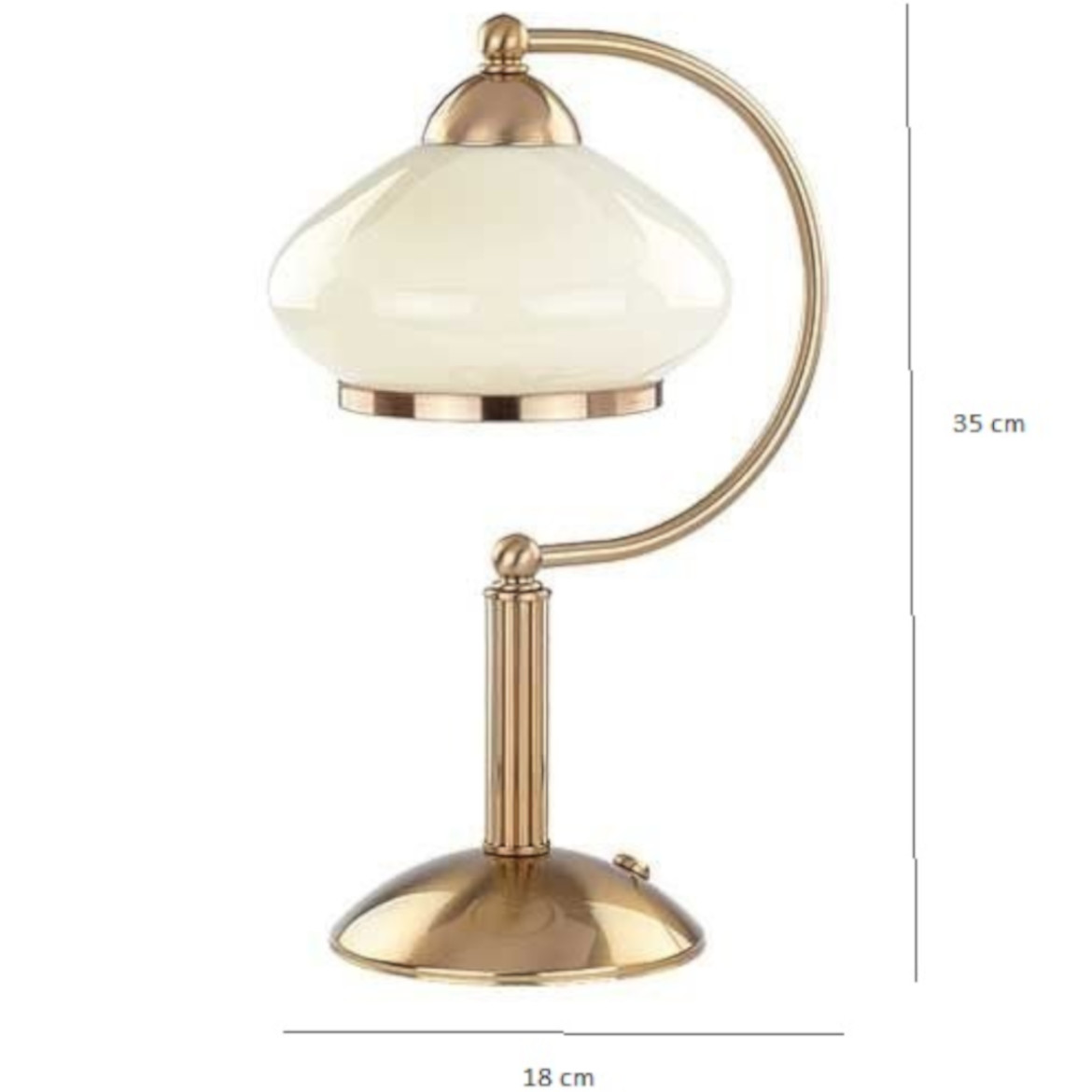 Stolna svjetiljka Astoria zlatna