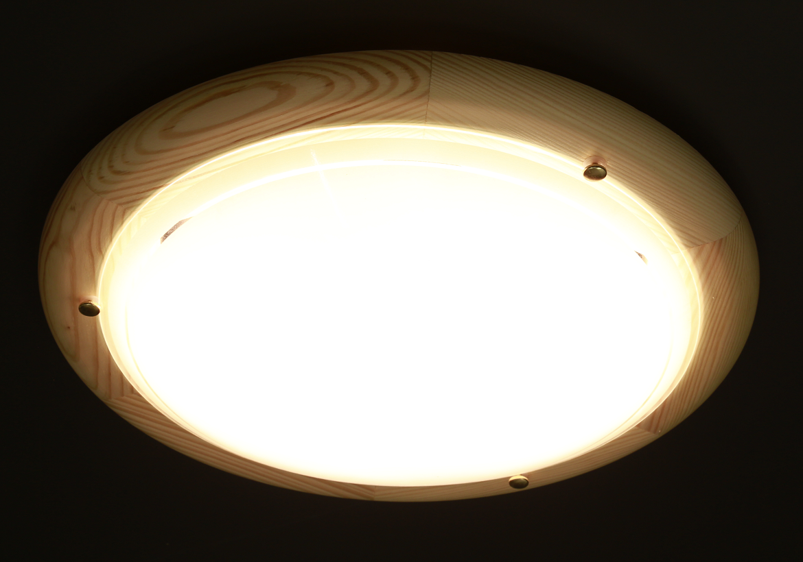 Stropna svjetiljka Ozak D40 svijetlo smeda
