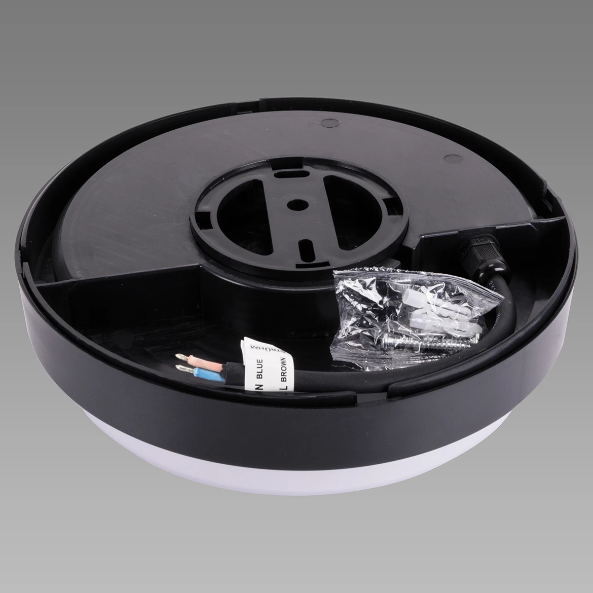 Plafonjera Aron LED 21cm 18W crna