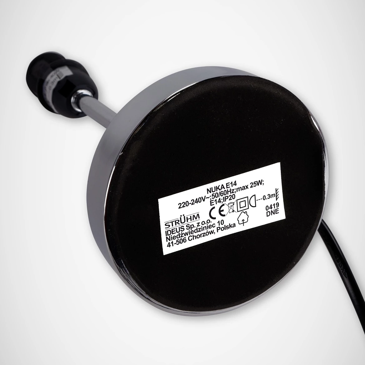 Stona lampa  Nuka plava